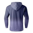 thumbnail image 5 of CONFREE Mens Hoodies Gradient Color Hoodies For Men Long Sleeve Casual Pullover Hooded Sweatshirts With Pockets, 5 of 5