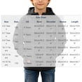 thumbnail image 3 of Amidoa Hoodies for Boys Zip Fleece Hooded Sweatshirt Long Sleeve Kids Fashion Hoodie Fall Winter Clothes Black Size 6-7 Years, 3 of 9