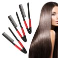 thumbnail image 1 of Peine Recto En Forma De V, Ergonómico Multiusos De 3 Piezas, Peine Alisador De Cabello Portátil Resistente Al Calor Duradero Para Cabello Nudoso, 1 of 7