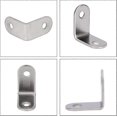 thumbnail image 4 of Right Angle Stainless Steel Bracket 90 Degree Corner L-shape Angle With 20pcs Silver Screws 30*30*16mm, 4 of 5