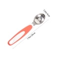 thumbnail image 4 of KONTONTY Small Ice Cream Scoop Plastic Orange Red 1Pack, 4 of 8