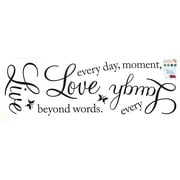 Butterfly Proverbs Print Removable Wall Sticker Decal Mural Art Ornament