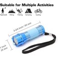 thumbnail image 3 of 4-pack Led Flashlight Mini Torch, 90mm Small Torches, Colorful Glow In Dark Torch Light,camping Hiking Outdoors Party-lightweight, Batteries Included, 3 of 5