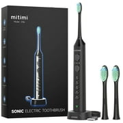 Mitimi D36 Sonic Electric Toothbrush with 3 Intensity Levels & 5 Modes, Wireless Fast Charge, for Adults & Kids