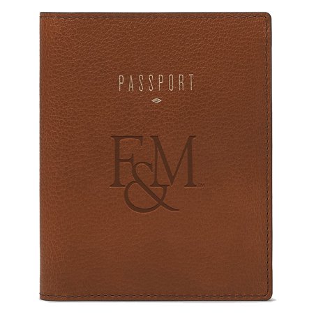 Fossil Brown Franklin & Marshall Diplomats Travel RFID Passport Case