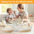 thumbnail image 7 of Sourdough Starter Kit, Sourdough Bread Baking Supplies with Round & Oval Bread Proofing Baskets, Thoughtful Gift for Beginners & Home Bakers, 7 of 7