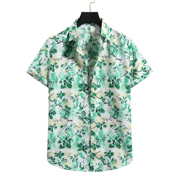 walmart hawaiian shirts men