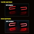 thumbnail image 5 of GTINTHEBOX For 2010-2019 TOYOTA Land Cruiser PRADO FJ150 Red LED Fog Bumper Tail Lights Kit, 5 of 11