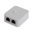 thumbnail image 1 of Network Lan Switch 2 Ports, Rj45 Network Key-press Switch Splitter Selector Box, 100m 2 In 1 Out Or 1 In 2 Out, 2 Port Network Hub Black, 1 of 5