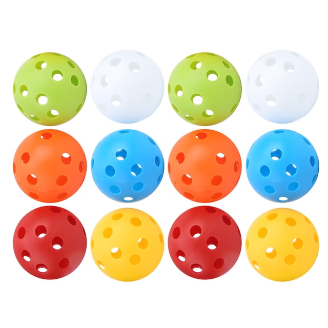 Bolas de plástico huecas para práctica de Golf, 72MM, 26 agujeros, bolas de flujo de aire para entrenamiento de Swing
