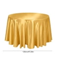 thumbnail image 2 of Round Satin Tablecloth for Elegant Events, Wrinkle-Resistant, Versatile for Weddings, Parties, and Home Dining Decor, 2 of 5