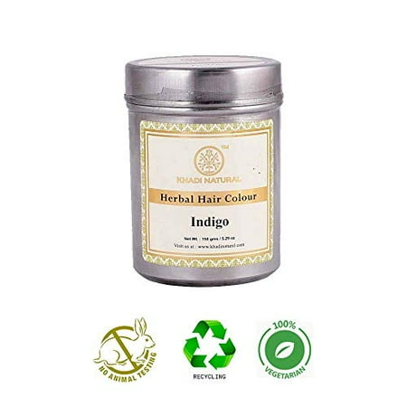 Khadi Natural Indigo Herbal Hair Color - 150g | Walmart Canada Khadi Natural Indigo Herbal Hair Color - 150g | Walmart Canada