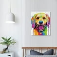 thumbnail image 3 of ONETECH Watercolor Dogs Wall Art, Lovely Dog Canvas Art，Home Pets Poster-Watercolor Original Artwork Print For Bedroom, Bathroom Wall Art Decor, 3 of 4