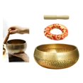 thumbnail image 4 of Juego de cuencos tibetanos para meditación y yoga, cuenco hecho a mano, con mazo. kits de diámetro 11cm 3, 4 of 9