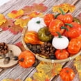 thumbnail image 2 of 86pcs Artificial Pumpkins Autumn Decoration Set, Halloween Fake Mini Pumpkins, 2 of 5