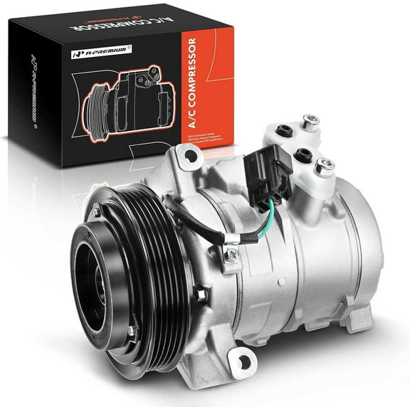 A-Premium Air Conditioner AC Compressor with Clutch Compatible with Maserati Ghibli 2014-2017 V6 3.0L