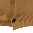 thumbnail image 5 of safuny Men's Classic Cardigan Sweaters v neck Slim Casual Knitted Sweater long sleeve button Gold XXXL, 5 of 7
