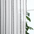 thumbnail image 3 of Cortina transpirable semitransparente bordada para ventana, panel de gasa, cortina para sala de estar, dormitorio, 1 pieza, 100x250cm Eigraketly LF0157-03B, 3 of 7