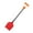 Red, variant on XIANXIAN Children's Snow Shovel Children's Beach Shovel with Stainless Steel Handle for Digging Sand Shoveling Snow Fun Gift