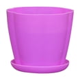 thumbnail image 2 of Joernso Flower Vase Petal Shape Nice-looking Plastic Dried Flower Hydroponic Plant Pot Household Supplies, 2 of 6