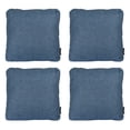 thumbnail image 1 of Cojin decorativo Zita cuadrado grande Set de 4 Azul Denim, 1 of 3