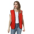 thumbnail image 2 of TOPTIE Supermarket Uniform Vest Zipper Volunteers Event Vest Unisex Waistcoat, 2 of 6