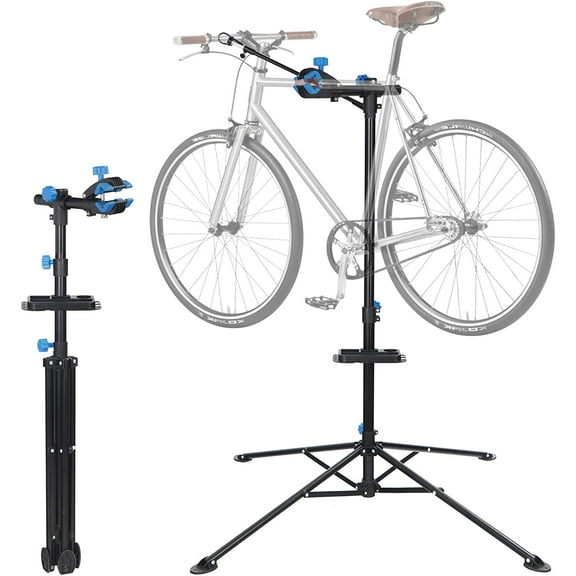 ZENSTYLE 42.5- 74" Pro Steel Maintenance Mechanic Bicycle Bike Repair Tool Rack Stands