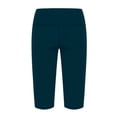 thumbnail image 5 of xfsWaSs Women's Knee Length Capri Leggings with Pockets High Waist Capri Yoga Pants Soft Stretch Workout Running Biker Shorts Casual Activewear, 5 of 7