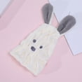 thumbnail image 6 of Rabbits Pattern Coral Fleece Towel,Face Washing,Bathing,and Hair Drying Towel for Men and Women,Soft Absorbent Bathroom Accessory, 6 of 6