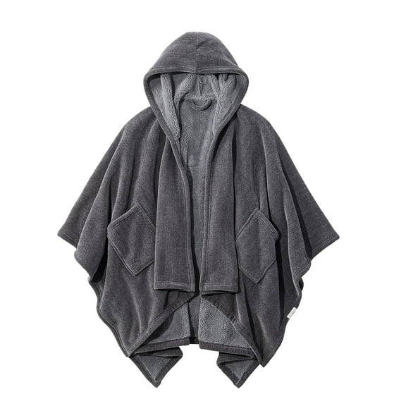 L.L.Bean Cozy Chenille Wearable Throw Gray (1000248683)
