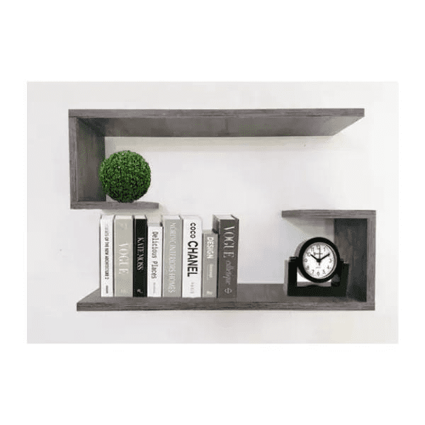 SET 2 Repisas Flotantes Libreros Empotrables en Pared Repisas Flotantes PAGODA Moderno Minimalista