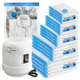 thumbnail image 1 of 20 Combo Vacuum Storage Bags With Electric Pump, Space Saver Vacuum  Cleaners Seal Bag, Compression bag for travel,Luggage, Blankets, Bedding, Moving, 1 of 12