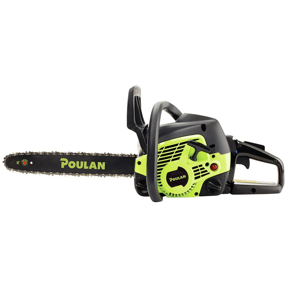 Poulan PL3816 Heavy Duty 16 in. 38cc 2 Cycle Gas Chainsaw Walmart