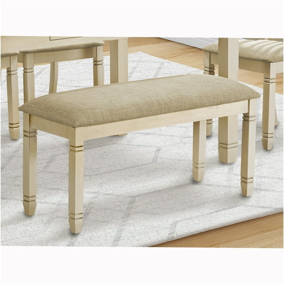 JERFIT Bench 41" Rectangular Kitchen Dining Room Entryway Bedroom Upholstered Wood Antique