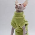 thumbnail image 4 of Hairless Cat Clothes Soft Warm Cat Hoodie for Sphynx Cats,Devon Rex, Cornish,Peterbald, 4 of 5