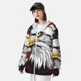 thumbnail image 3 of Fotbe American Bald Eagle Chaqueta con Protección Solar UPF 50+ para Hombre y Mujer, Camisa con Capucha y Bolsillos-Medium, 3 of 7