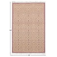 thumbnail image 3 of Casavani Block Printed Pink Rug For Living Room 5'x5' Cotton Square Area Rugs for Outdoor Patio, 3 of 7