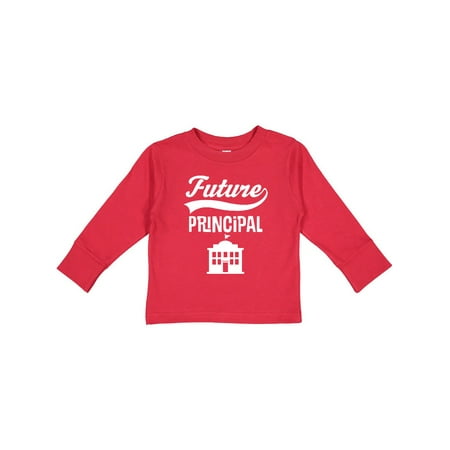 

Inktastic Future School Principal Gift Toddler Boy or Toddler Girl Long Sleeve T-Shirt