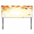 thumbnail image 3 of Fall Headboard, Soft Image of Faded Shedding Fall Leaves from Tree Motion in Nature Concept Print, Upholstered Decorative Metal Bed Headboard with Memory Foam, Full Size, Multicolor, by Ambesonne, 3 of 4
