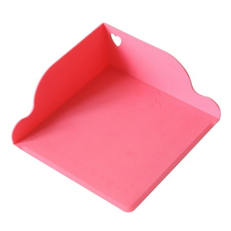 

OUNONA 1Pc Practical Baby Food Fruits Cutting Board Home Mini Chopping Board (Pink)