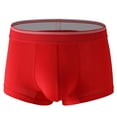 thumbnail image 7 of Mens Underwear Men Casual Solid Breathable Low Waist Sports Hip Lifting Underwear Pants, Size M-3XL, 7 of 7