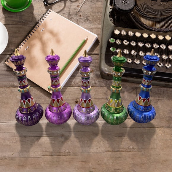 Je Rêve d'Une Bouteille Jeannie de Della Deuxième Saison Bouteille Mauve Miroir! Décoration de Bouteille d'Esprit Pagode