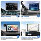 thumbnail image 4 of HAUXIY Pantalla Apple Carplay Inalámbrica para Coche 4K Dash Cam, Apple Carplay Portátil de 9" y Estéreo Auto Android Auto, con Cámara de Respaldo 1080p, Navegación GPS/Enlace Espejo/Control de Voz/Bl, 4 of 5