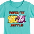 thumbnail image 3 of Pokémon  - Pikachu Mewtwo Battle - Youth Girls Short Sleeve Graphic T-Shirt, 3 of 5
