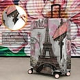 thumbnail image 2 of Travel Luggage Cover Suitcase Protector Fits 18-32 Inch Luggage Wheel Covers Patterned Travel Related Items Flower Luggage Protector Elastic Luggage Anti-scratch Suitcase Cover L, 2 of 5