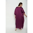 thumbnail image 5 of Oussum Plus Size Embroidered Kaftan Dresses for Women Long Solid Caftan Dress, 5 of 8