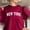 Style1-Wine sweatshirt for women, variant on Xdegoge Womens Sweatshirts Trendy Cotton Fleece Lined Sweatshirt Long Sleeve Crew Neck Pullover Fall Lightweight Cute Pullover 2025 Ropa Black L