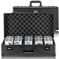 thumbnail image 1 of VEVOR 162 PSA Graded Card Storage Box 5 Slots Sports Card Holder Case Coded Lock, 1 of 9