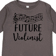 thumbnail image 4 of Inktastic Future Violin Player Violinist Boys or Girls Long Sleeve Toddler T-Shirt, 4 of 5