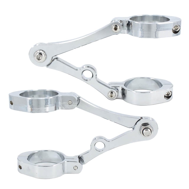 Abrazadera de Soporte para Faro delantero de motocicleta Zulema 2 uds 39-41mm Soporte para Suzuki Plata
